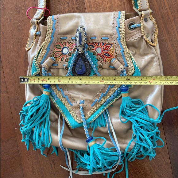 World Family Ibiza Leather Bag - Picture 10 of 11